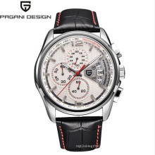 PAGANI DESIGN 3306 Men Casual Quartz Movement Watch Luxury Leather Strap Sports Waterproof Wristwatch